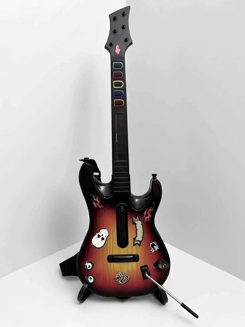 RedOctane Guitar Hero World Tour Wireless Guitar Controller Red & Black